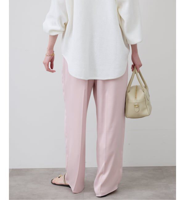 SLOBE IENA「サテンタックパンツ」|その他|