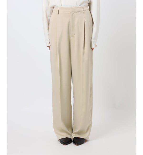 SLOBE IENA「サテンタックパンツ」|その他|