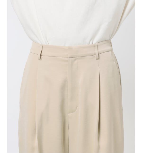 SLOBE IENA「サテンタックパンツ」|その他|