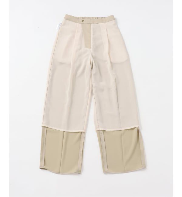 SLOBE IENA「サテンタックパンツ」|その他|