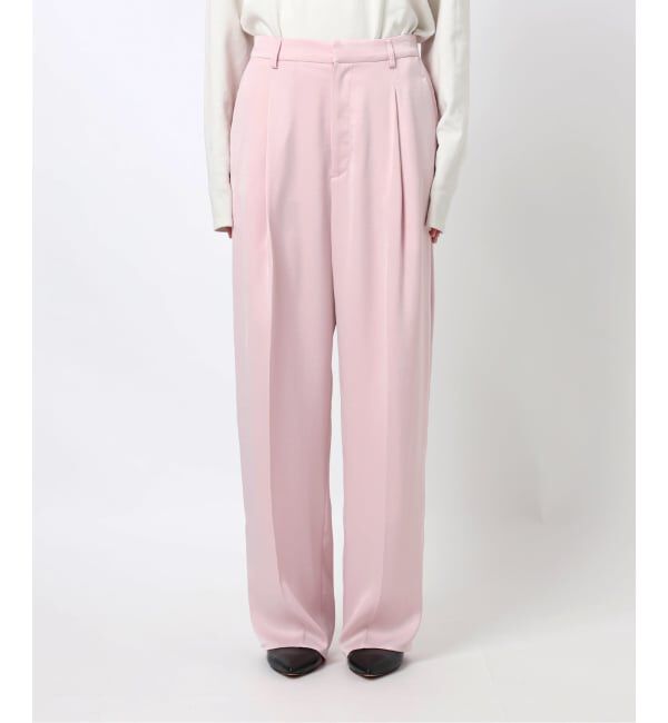 SLOBE IENA「サテンタックパンツ」|その他|