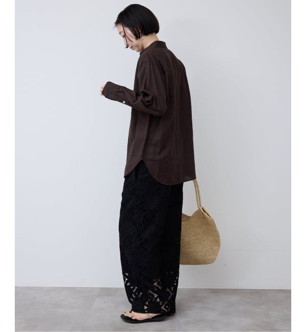 SLOBE IENA「《予約》コットンレースイージーパンツ」|その他|