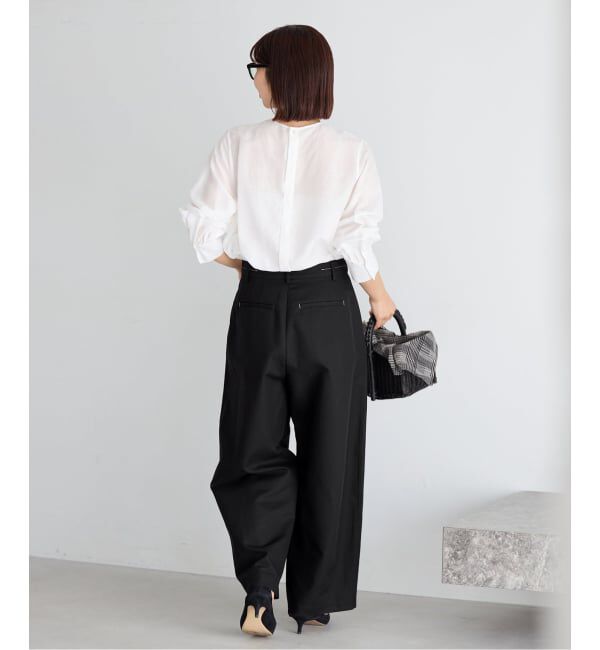 IENA「ダブルクロスバレルパンツ」|その他|