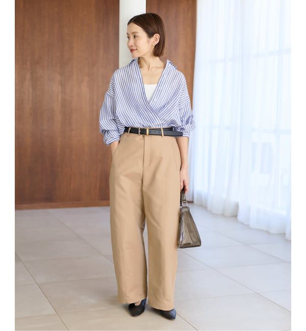 IENA「ダブルクロスバレルパンツ」|その他|