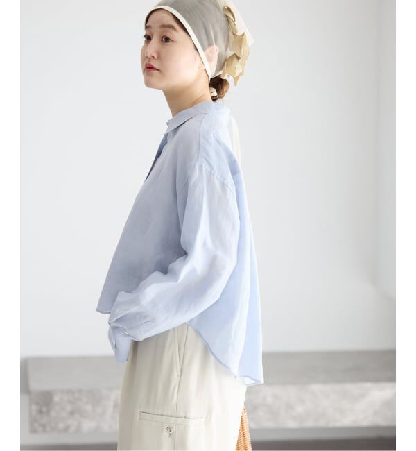 IENA「《新色/WEB限定/追加3予約》ラミーリヨセルショートシャツ」|シャツ・ブラウス|