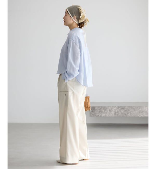 IENA「《新色/WEB限定/追加3予約》ラミーリヨセルショートシャツ」|シャツ・ブラウス|