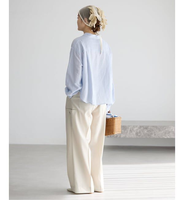 IENA「《新色/WEB限定/追加3予約》ラミーリヨセルショートシャツ」|シャツ・ブラウス|