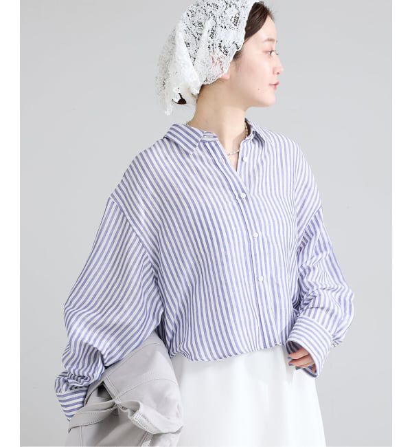 IENA「《新色/WEB限定/追加3予約》ラミーリヨセルショートシャツ」|シャツ・ブラウス|