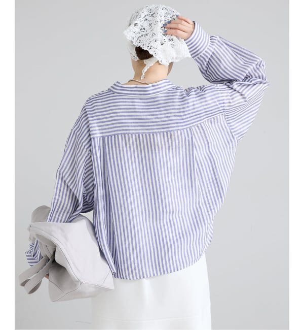 IENA「《新色/WEB限定/追加3予約》ラミーリヨセルショートシャツ」|シャツ・ブラウス|