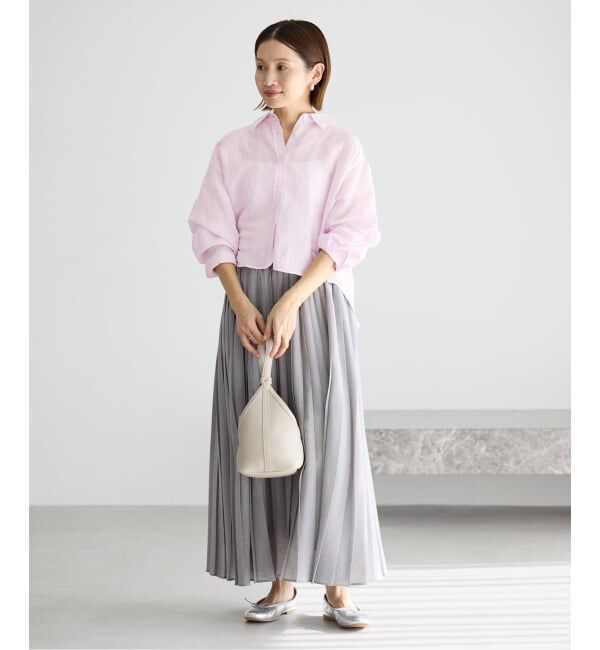 IENA「《新色/WEB限定/追加3予約》ラミーリヨセルショートシャツ」|シャツ・ブラウス|