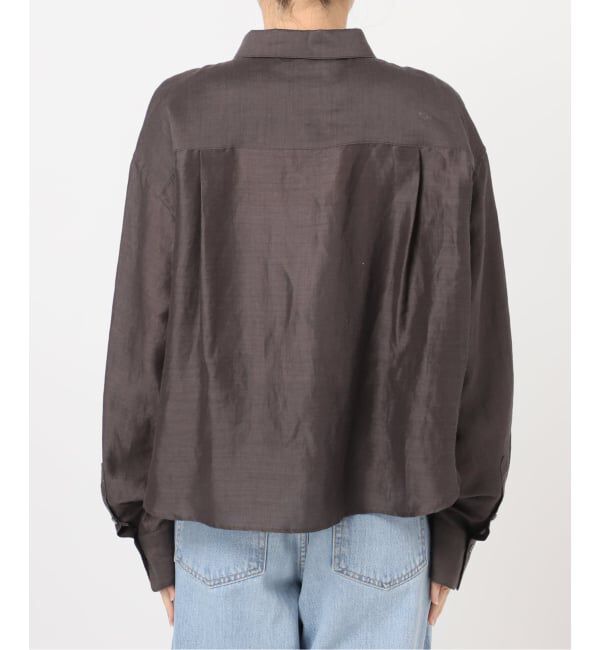 IENA「《新色/WEB限定/追加3予約》ラミーリヨセルショートシャツ」|シャツ・ブラウス|