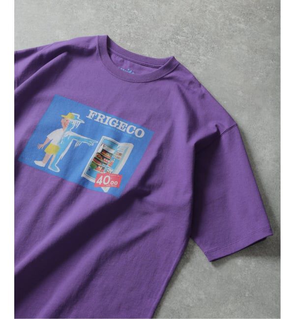 EDIFICE「《追加》SAVIGNAC (サヴィニャック) 別注 French Company プリント Tシャツ」|Tシャツ・カットソー|