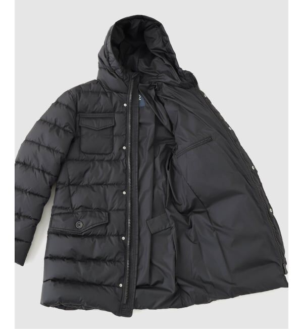 EDIFICE「HERNO(へルノ) PolarTech 4Pocket Hooded Coat」|ダウン|
