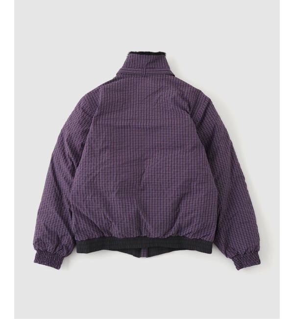 PULP「WOKE EDGE / ウォークエッジ FUR COLLAR CHECKERED DOWN JKT」|ダウン|