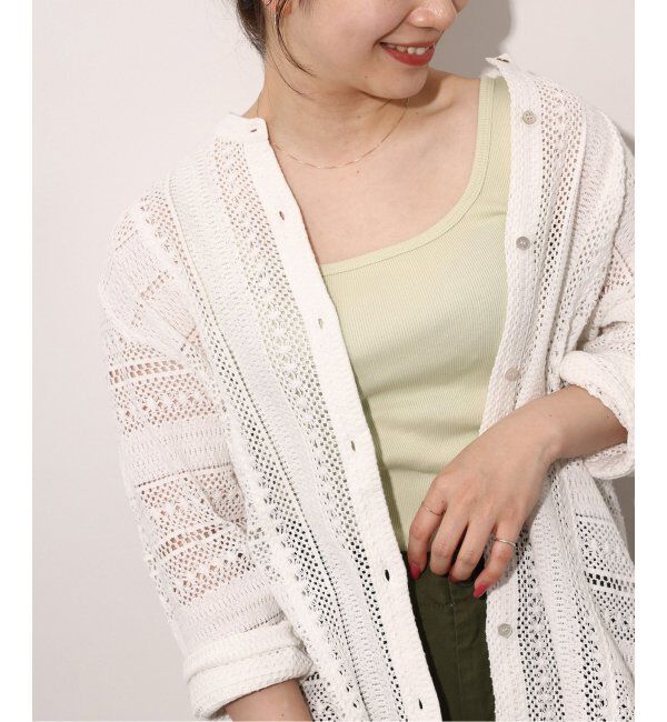 JOURNAL STANDARD relume「《追加3》オーガニックコットンマルドウテレコタンクトップ」|タンクトップ|グリーン C