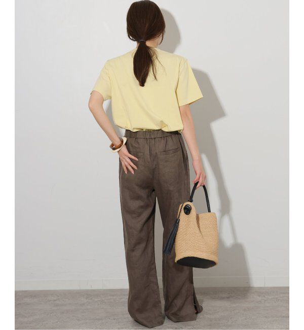 JOURNAL STANDARD relume「《追加》麻スリットイージーパンツ」|その他|