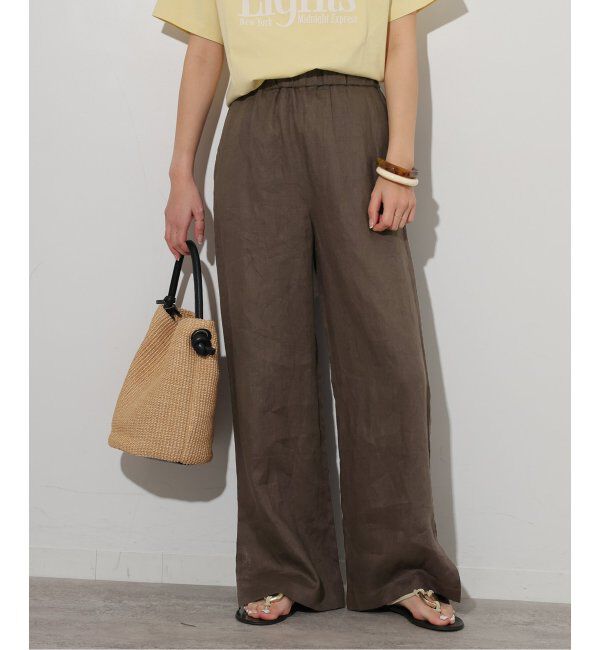 JOURNAL STANDARD relume「《追加》麻スリットイージーパンツ」|その他|