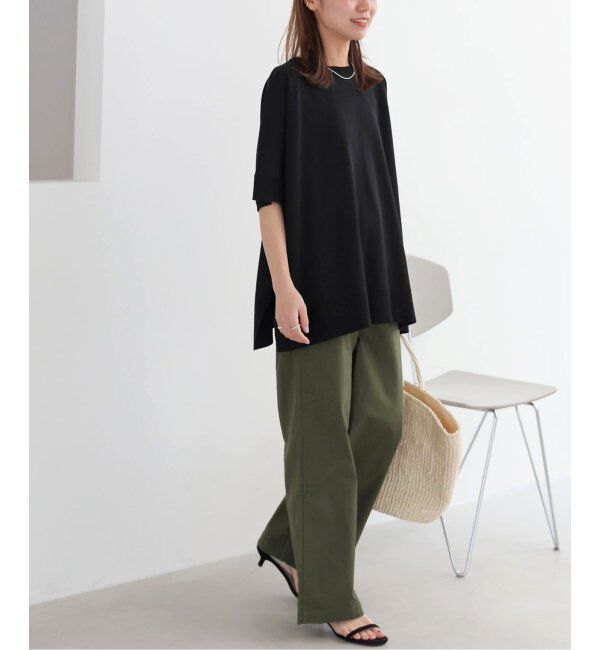 JOURNAL STANDARD relume「《追加》接触冷感 / ウォッシャブルクールポンチョプルオーバー」|ニット・セーター|