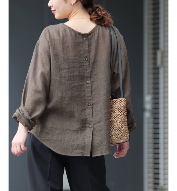 JOURNAL STANDARD relume「ラミーコットンメッシュ2WAYプルオーバー」|シャツ・ブラウス|グレー