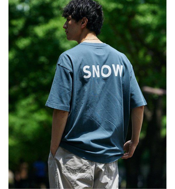 JOURNAL STANDARD relume「SNOW PEAK / スノーピーク 別注 &rdquo;PEAK SNOW&rdquo; ロゴTシャツ」|Tシャツ・カットソー|