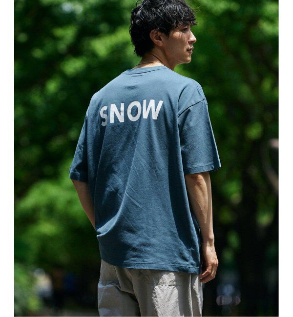 JOURNAL STANDARD relume「SNOW PEAK / スノーピーク 別注 &rdquo;PEAK SNOW&rdquo; ロゴTシャツ」|Tシャツ・カットソー|
