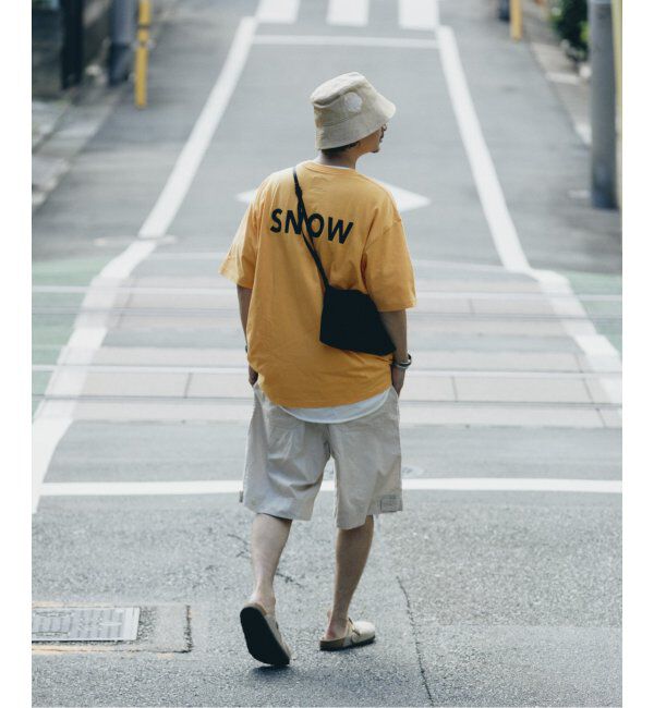 JOURNAL STANDARD relume「SNOW PEAK / スノーピーク 別注 &rdquo;PEAK SNOW&rdquo; ロゴTシャツ」|Tシャツ・カットソー|