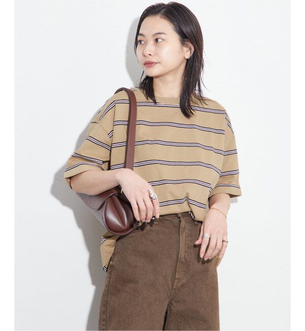 JOURNAL STANDARD「《追加4》汗ジミ防止ボーダービッグT」|Tシャツ・カットソー|