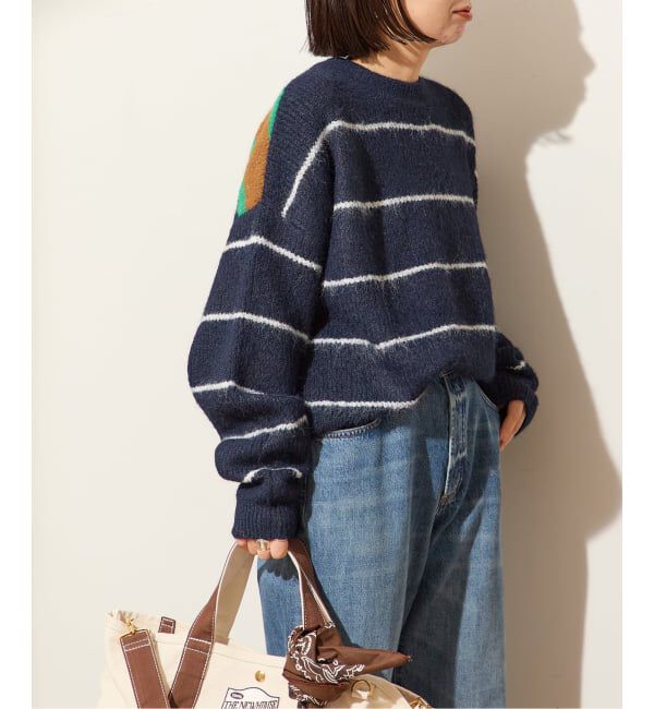 journal standard L'essage「ウールシャギーMIXボーダープルオーバー」|ニット・セーター|