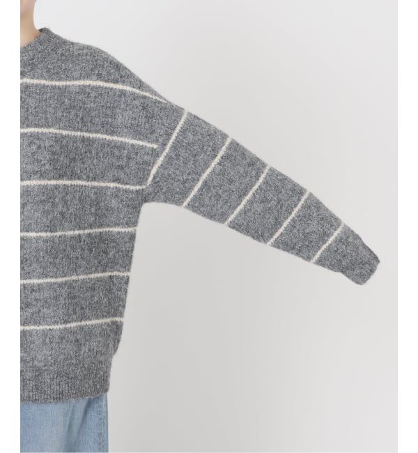 journal standard L'essage「ウールシャギーMIXボーダープルオーバー」|ニット・セーター|