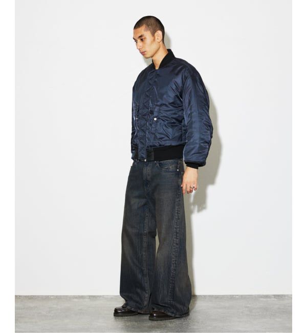 JOURNAL STANDARD「ALPHA / アルファ 別注 BLACK FADE MA-1」|ブルゾン・スタジャン|