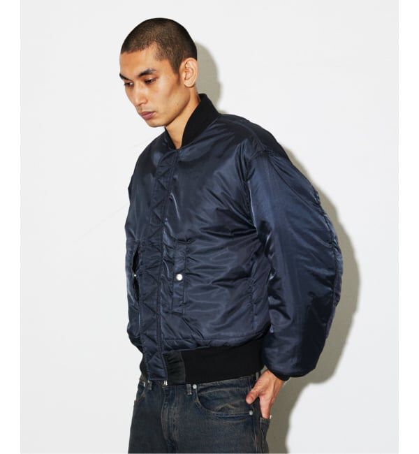 JOURNAL STANDARD「ALPHA / アルファ 別注 BLACK FADE MA-1」|ブルゾン・スタジャン|