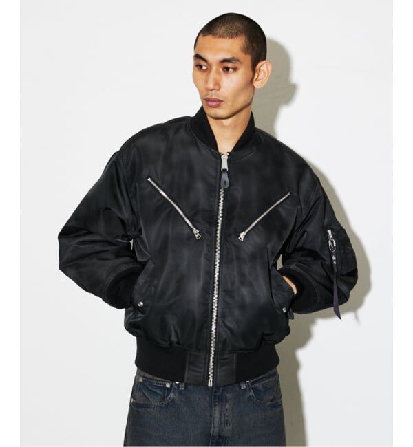 JOURNAL STANDARD「ALPHA / アルファ 別注 BLACK FADE MA-1」|ブルゾン・スタジャン|