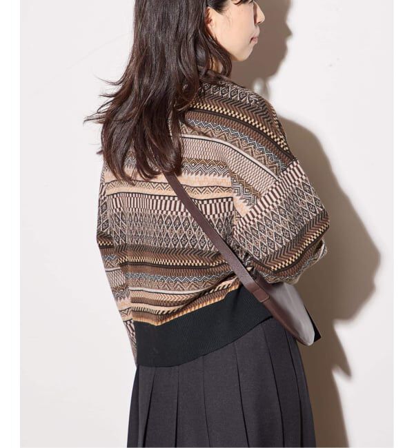 journal standard L'essage「ジャガードカーディガン」|カーディガン|