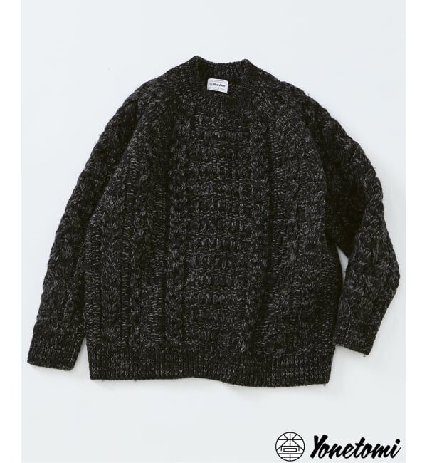 JOURNAL STANDARD relume「米富繊維 / Yonetomi 別注 アラン セーター」|ニット・セーター|グレー