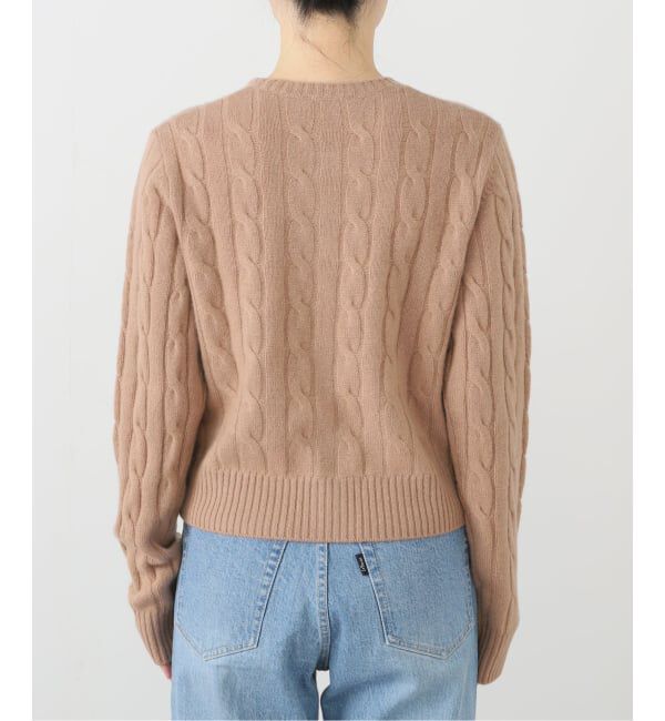 journal standard L'essage「【SPORTY&RICH/スポーティアンドリッチ】SRC Cableknit Cashmere Cardigan」|カーディガン|