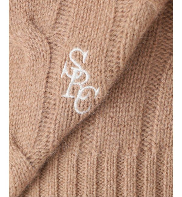 journal standard L'essage「【SPORTY&RICH/スポーティアンドリッチ】SRC Cableknit Cashmere Cardigan」|カーディガン|