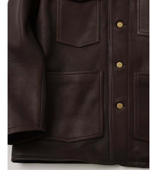 JOURNAL STANDARD「【FOLL / フォル】superfine deer skin coverall」|ライダースジャケット|