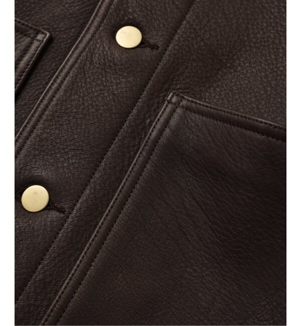 JOURNAL STANDARD「【FOLL / フォル】superfine deer skin coverall」|ライダースジャケット|