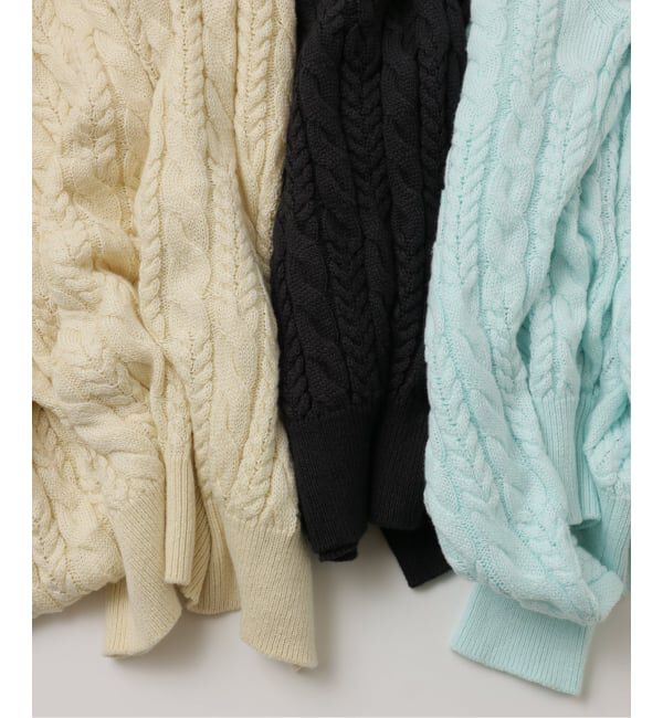 JOURNAL STANDARD「【FOLL / フォル】superfine cotton cable sweater」|ニット・セーター|