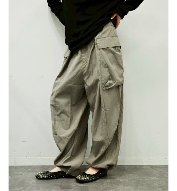 journal standard luxe「《追加2》ミリタリークロス カーゴパンツ」|カーゴ|グレーA