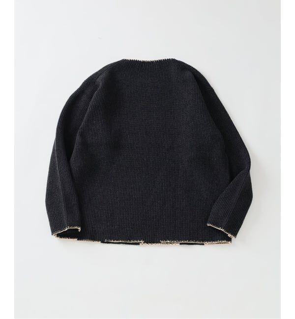 J.S.Homestead「J.S.Homestead / ブランケット ステッチ リブ ニット」|ニット・セーター|