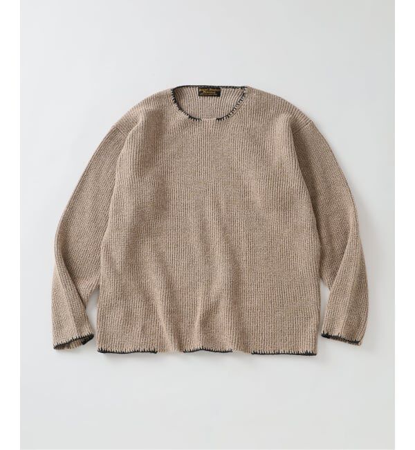 J.S.Homestead「J.S.Homestead / ブランケット ステッチ リブ ニット」|ニット・セーター|