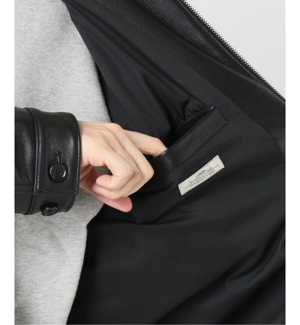 JOURNAL STANDARD relume「ラムレザー ジップジャケット」|ライダースジャケット|