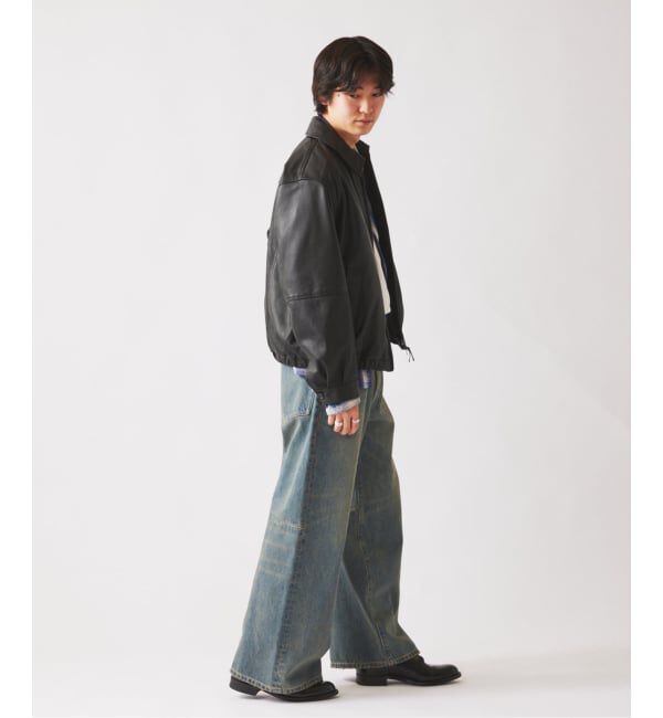 JOURNAL STANDARD relume「ラムレザー ジップジャケット」|ライダースジャケット|