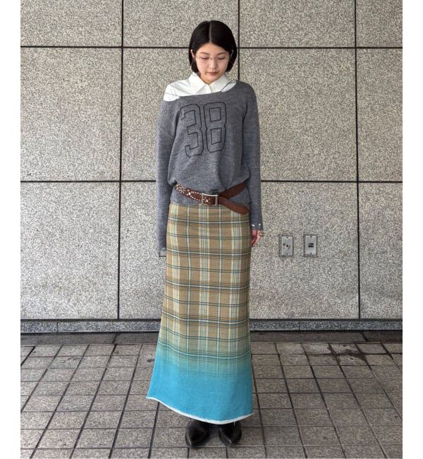 Oriens JOURNAL STANDARD「チェックグラディエントスカート」|スカート|