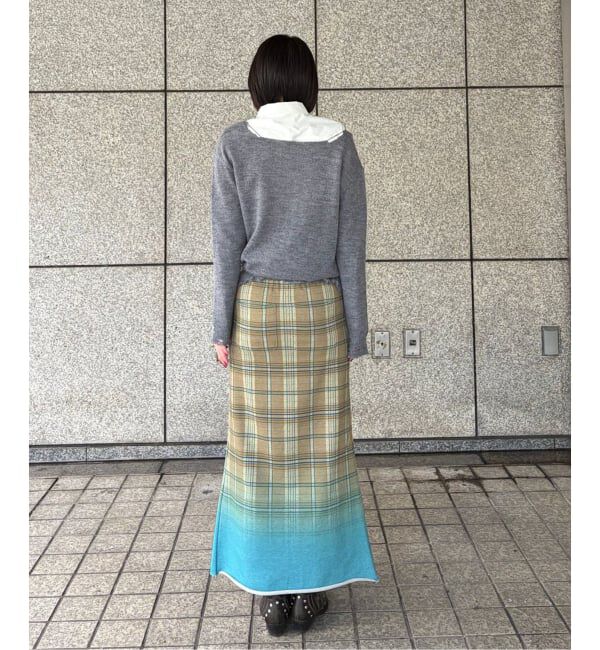 Oriens JOURNAL STANDARD「チェックグラディエントスカート」|スカート|