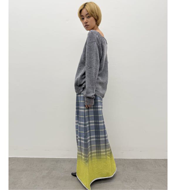 Oriens JOURNAL STANDARD「チェックグラディエントスカート」|スカート|