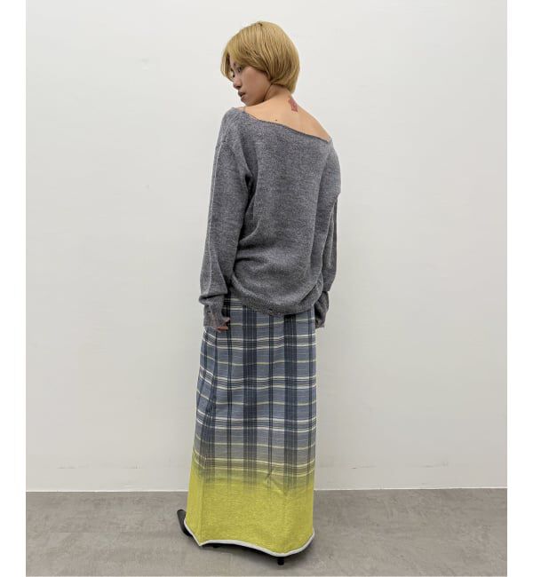 Oriens JOURNAL STANDARD「チェックグラディエントスカート」|スカート|