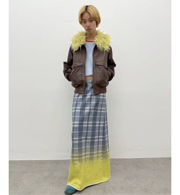 Oriens JOURNAL STANDARD「チェックグラディエントスカート」|スカート|