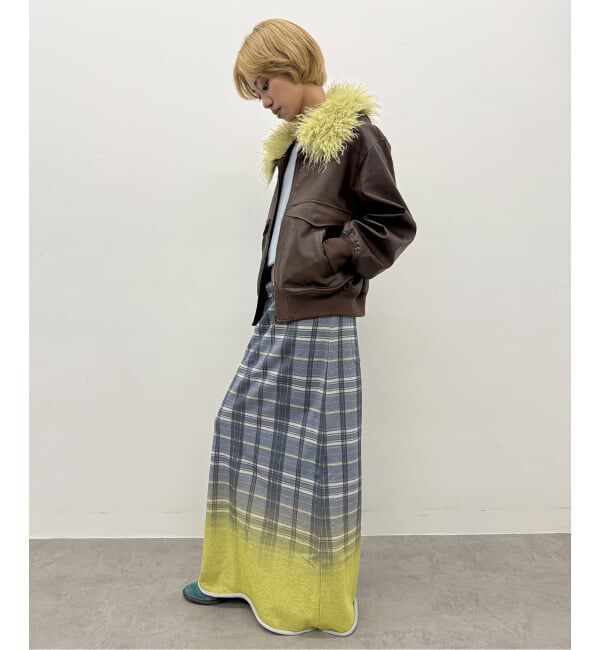 Oriens JOURNAL STANDARD「チェックグラディエントスカート」|スカート|